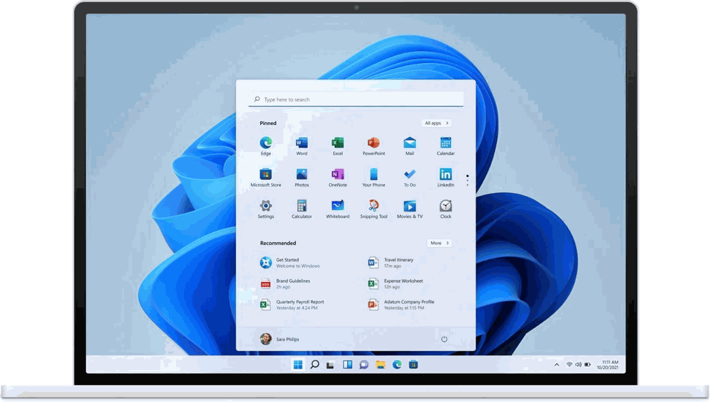 Windows 11 laptop serviced by Orca IT Solutions